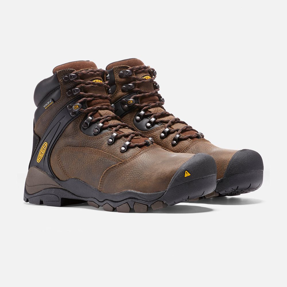 Keen Trekking Bot Erkek Kahverengi - Louisville 6\" (Steel Toe) - Türkiye MPEU68042